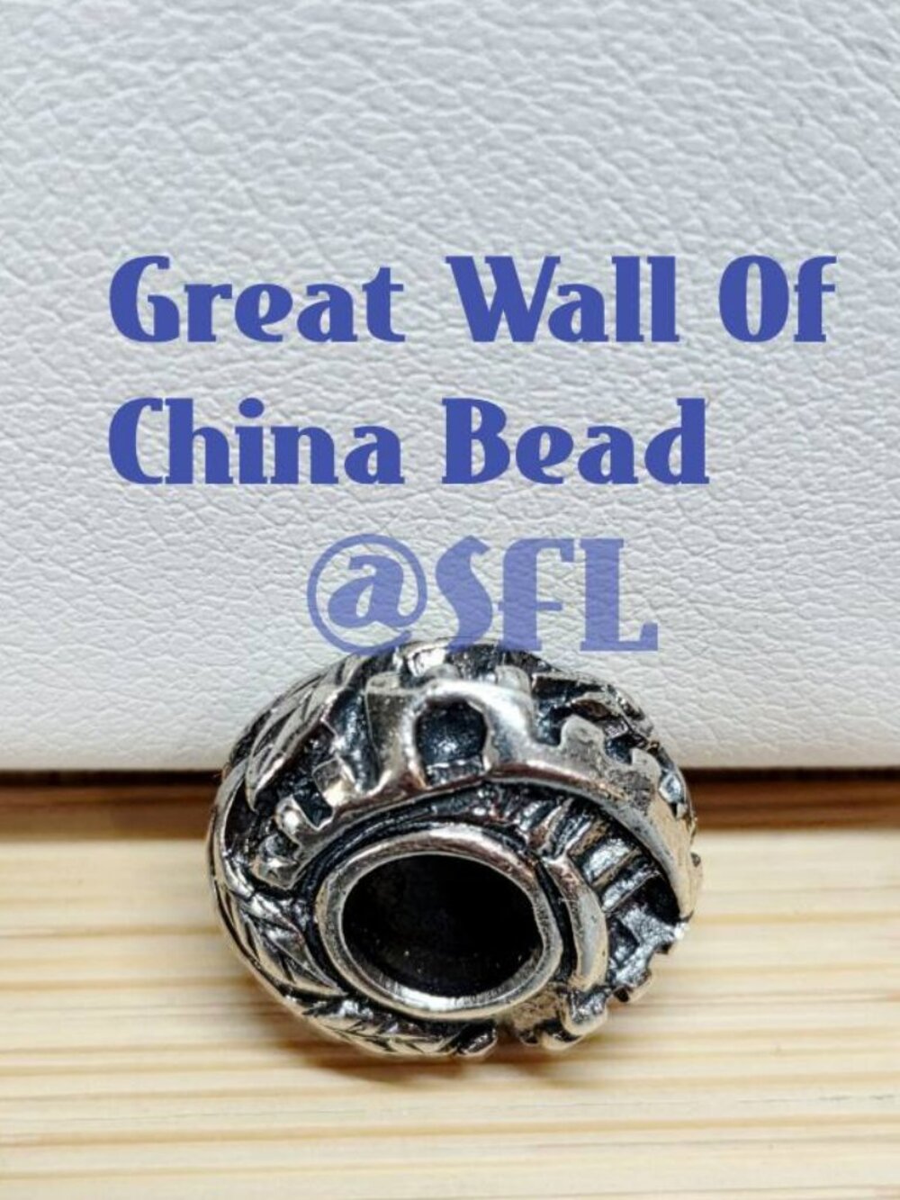 Authentic Trollbeads 2009 LE Great Wall Of China Sterling Silver Charm LAA